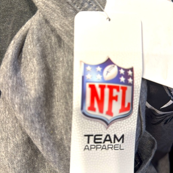 Women's Gray Short Sleeve Crew Neck NFL Licensed Las Vegas Raiders Shirt sz S - Picture 7 of 7